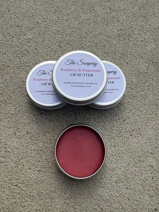 Raspberry and Peppermint Lip Balm