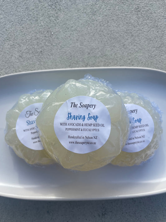 Shaving Soap With Avocado & Hemp Seed Oil