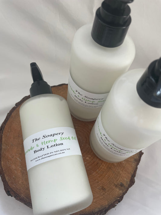 Avocado & Hemp Seed Oil Body Lotion