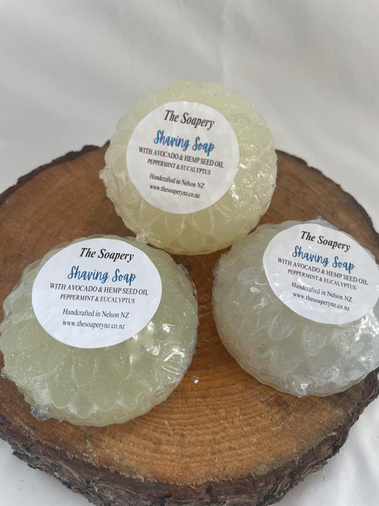 Shaving Soap With Avocado & Hemp Seed Oil