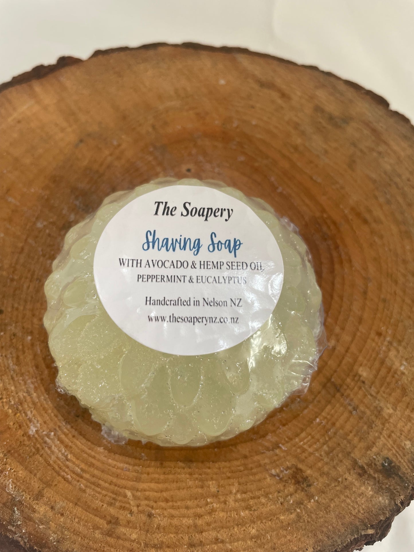 Shaving Soap With Avocado & Hemp Seed Oil