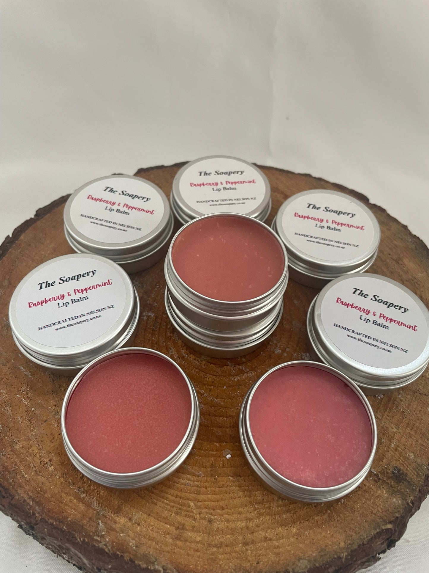 Raspberry and Peppermint Lip Balm