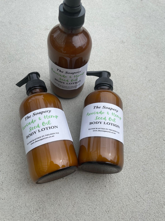 Avocado & Hemp Seed Oil Body Lotion